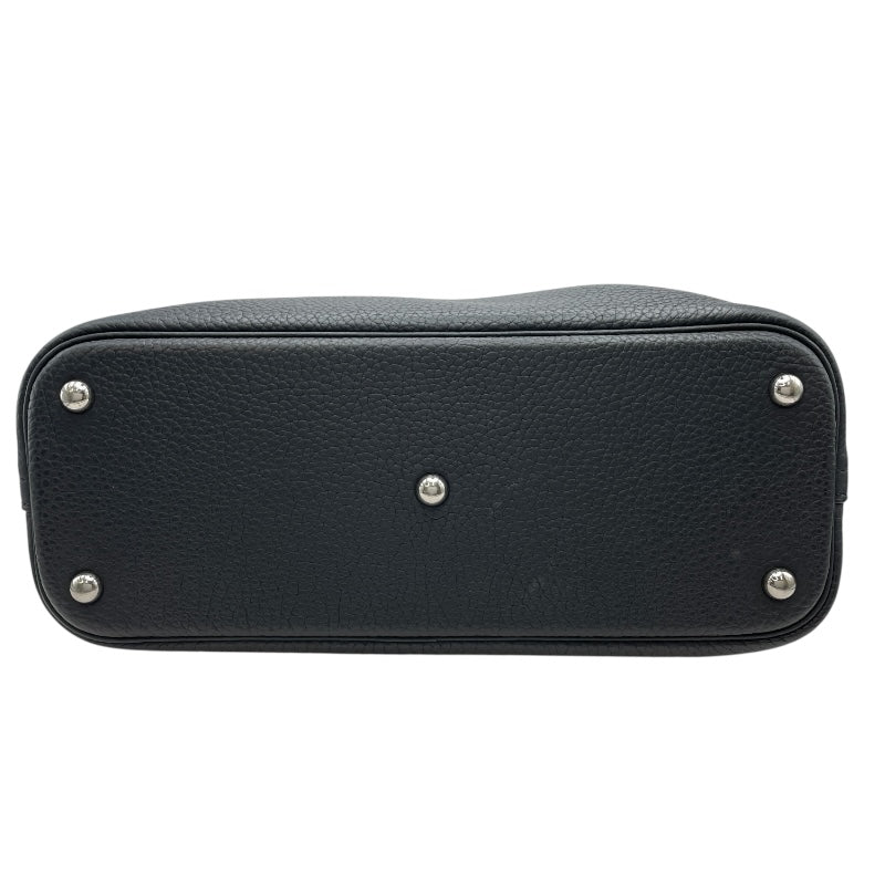 エルメス HERMES ボリード31 C刻印 ブラック シルバー金具 トリヨン レディース ハンドバッグ