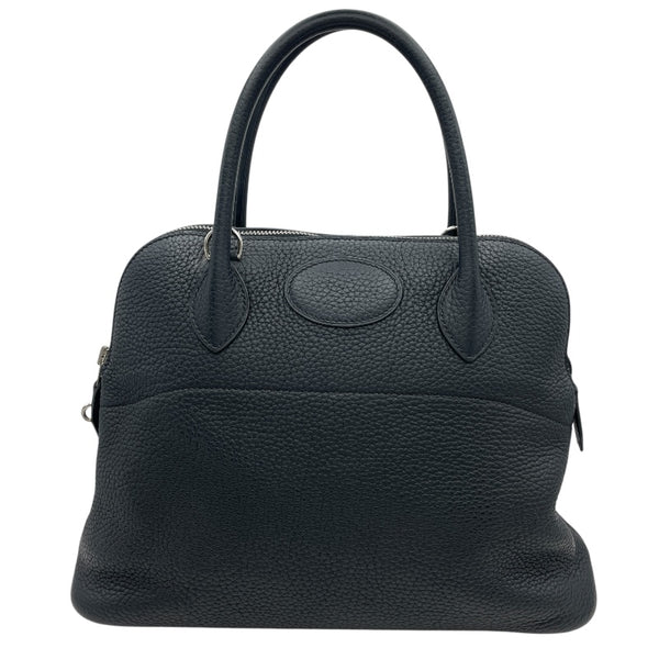エルメス HERMES ボリード31 C刻印 ブラック シルバー金具 トリヨン レディース ハンドバッグ