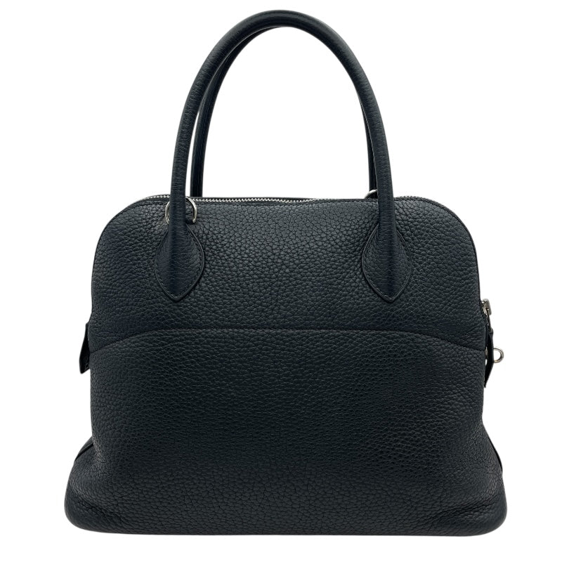 エルメス HERMES ボリード31 C刻印 ブラック シルバー金具 トリヨン レディース ハンドバッグ