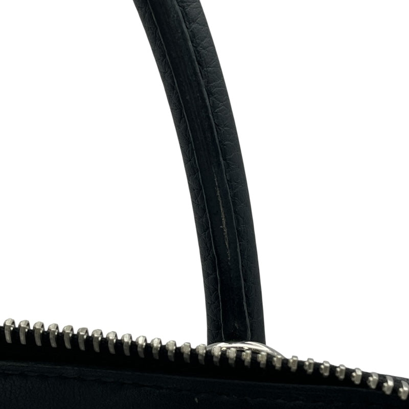エルメス HERMES ボリード31 C刻印 ブラック シルバー金具 トリヨン レディース ハンドバッグ
