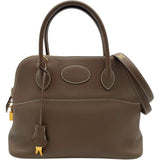 エルメス HERMES ボリード31 Y刻 エトゥープ GD金具 トリヨン レディース ハンドバッグ