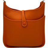 エルメス HERMES エヴリン3 PM □Q刻 オレンジ SV金具 トリヨン レディース ショルダーバッグ