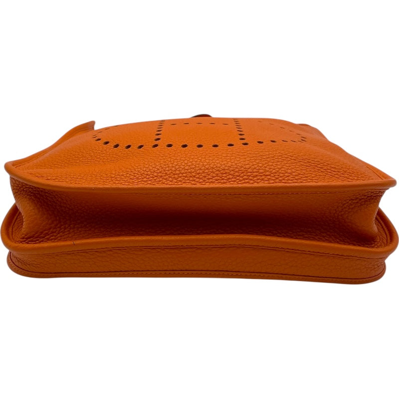 エルメス HERMES エヴリン3 PM □Q刻 オレンジ SV金具 トリヨン レディース ショルダーバッグ