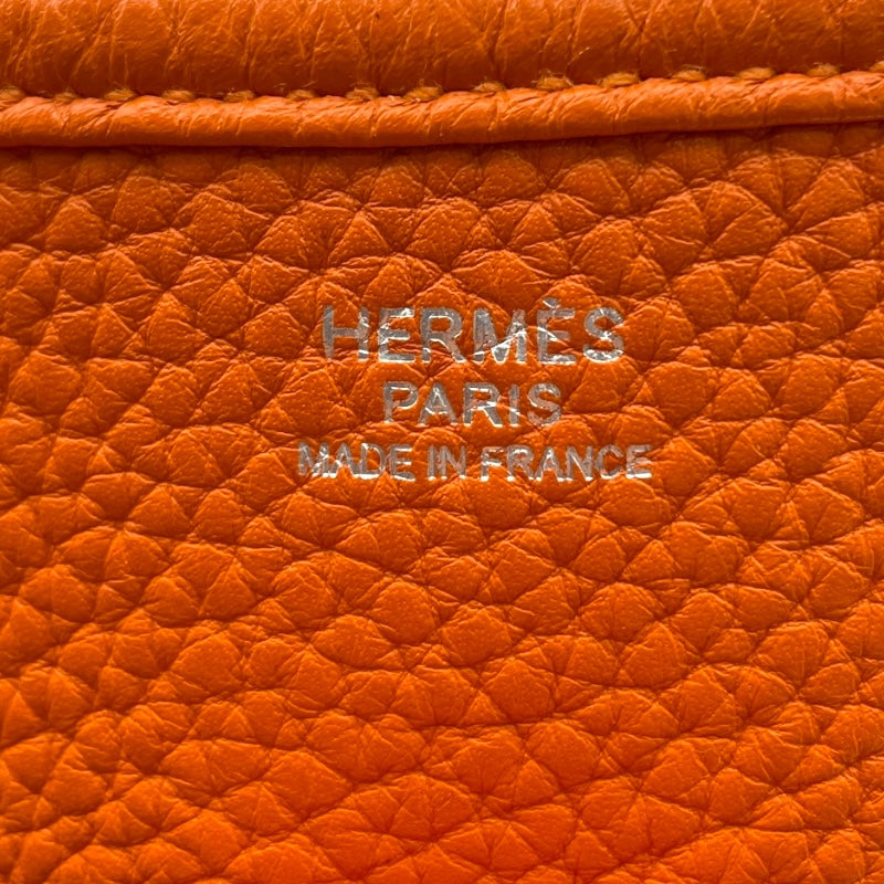 エルメス HERMES エヴリン3 PM □Q刻 オレンジ SV金具 トリヨン レディース ショルダーバッグ