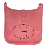 エルメス HERMES エヴリン3GM □R刻印 ローズコンフェッティ シルバー金具 エプソン レディース ショルダーバッグ