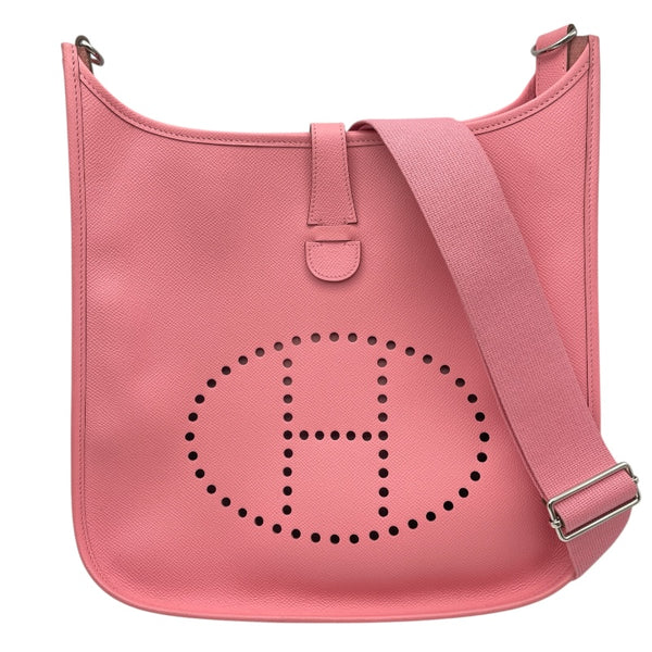 エルメス HERMES エヴリン3GM □R刻印 ローズコンフェッティ シルバー金具 エプソン レディース ショルダーバッグ