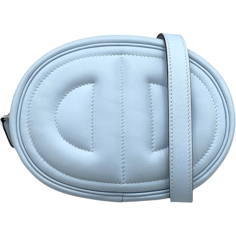 エルメス HERMES イン・ザ・ループ ヴェルソ Z刻 ブルーブリュム/ルージュ系 SV金具 スイフト レディース ショルダーバッグ