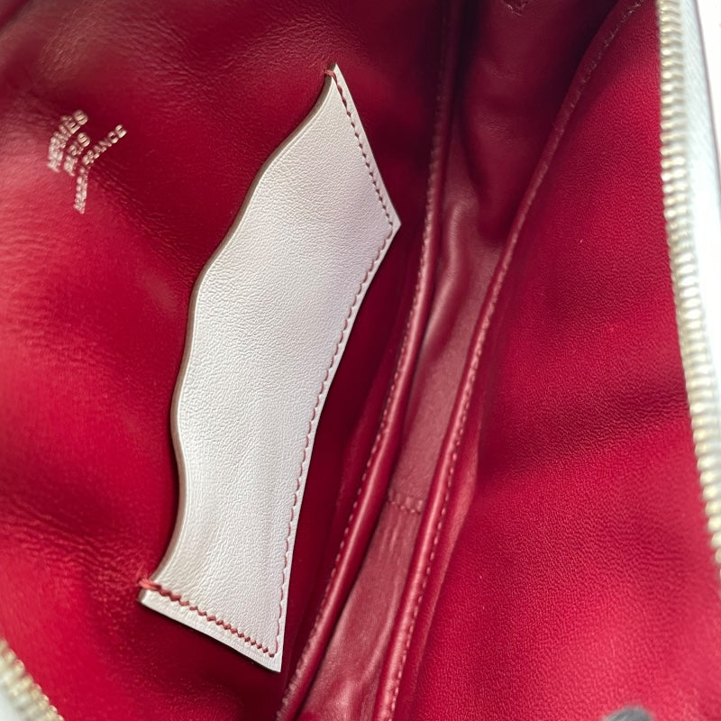 エルメス HERMES イン・ザ・ループ ヴェルソ Z刻 ブルーブリュム/ルージュ系 SV金具 スイフト レディース ショルダーバッグ