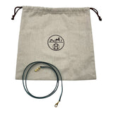 エルメス HERMES ボリードミニ □B刻 ブルーゼフィール GD金具 シェーブル レディース ショルダーバッグ