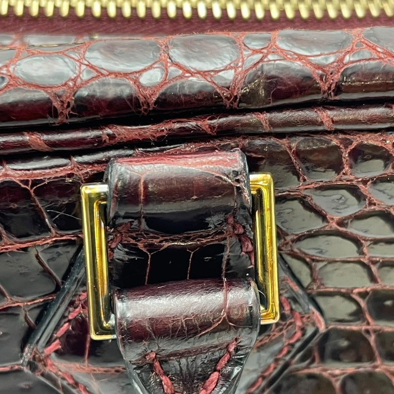 エルメス HERMES プリュム32 □G刻 ルージュアッシュ GD金具 ポロサスリセ ユニセックス ハンドバッグ