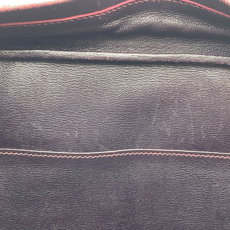 エルメス HERMES プリュム32 □G刻 ルージュアッシュ GD金具 ポロサスリセ ユニセックス ハンドバッグ