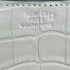 エルメス HERMES コンスタンス3 ミニ U刻 ヴェールデュー SV金具 アリゲーターマット レディース ショルダーバッグ