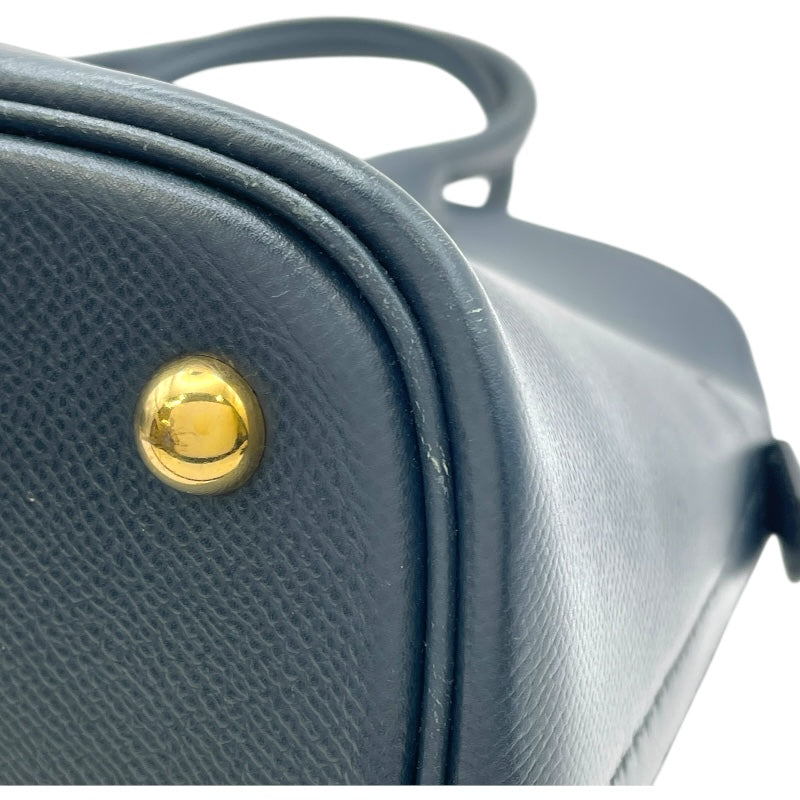 エルメス HERMES ボリード35 □D刻 ブルーインディゴ GD金具 クシュベル レディース ショルダーバッグ