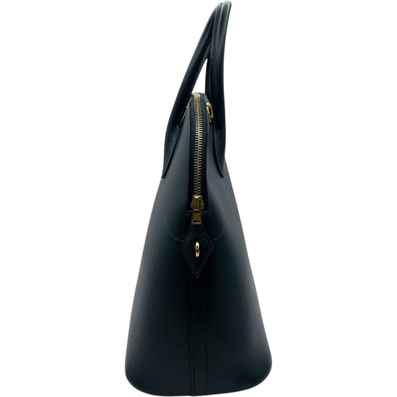 エルメス HERMES ボリード35 □D刻 ブルーインディゴ GD金具 クシュベル レディース ショルダーバッグ