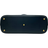 エルメス HERMES ボリード35 □D刻 ブルーインディゴ GD金具 クシュベル レディース ショルダーバッグ