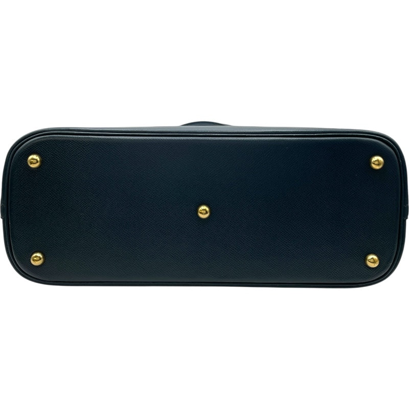 エルメス HERMES ボリード35 □D刻 ブルーインディゴ GD金具 クシュベル レディース ショルダーバッグ