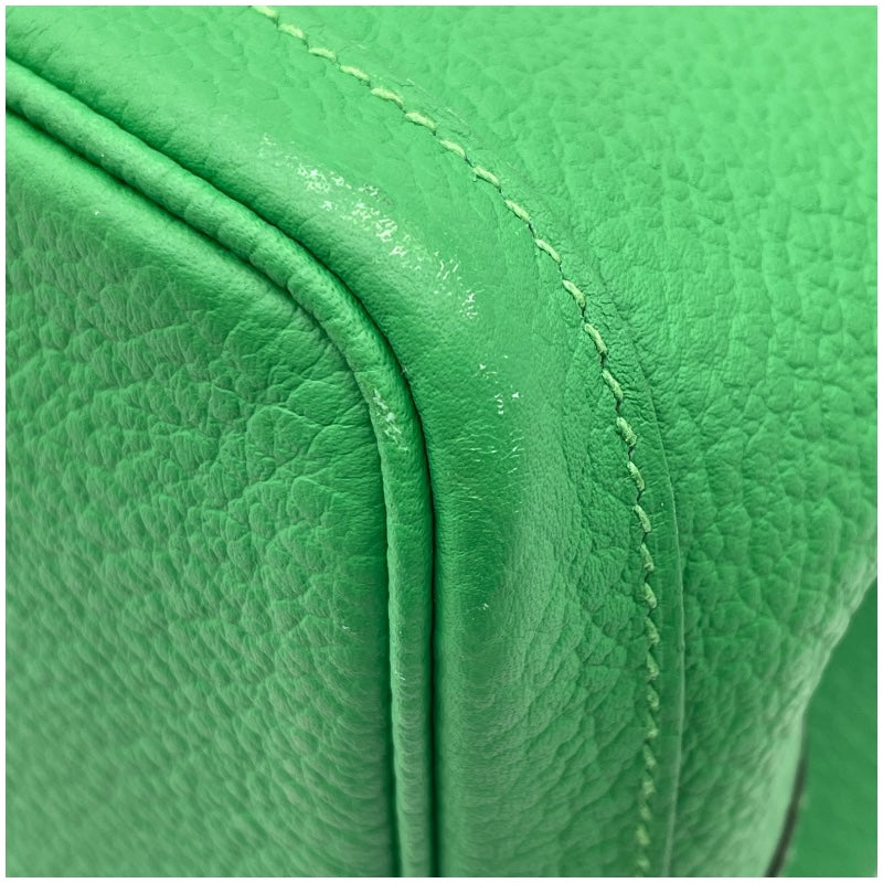 エルメス HERMES ガーデンパーティPM スティープル X刻 バンブー カドリージュ/ネゴンダ レディース ハンドバッグ