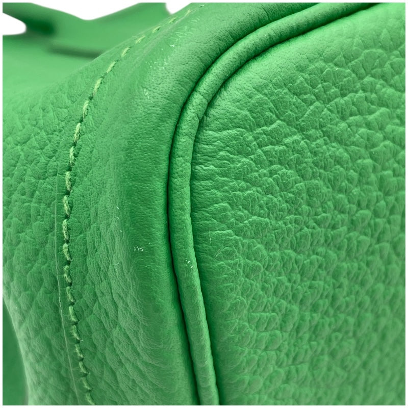 エルメス HERMES ガーデンパーティPM スティープル X刻 バンブー カドリージュ/ネゴンダ レディース ハンドバッグ