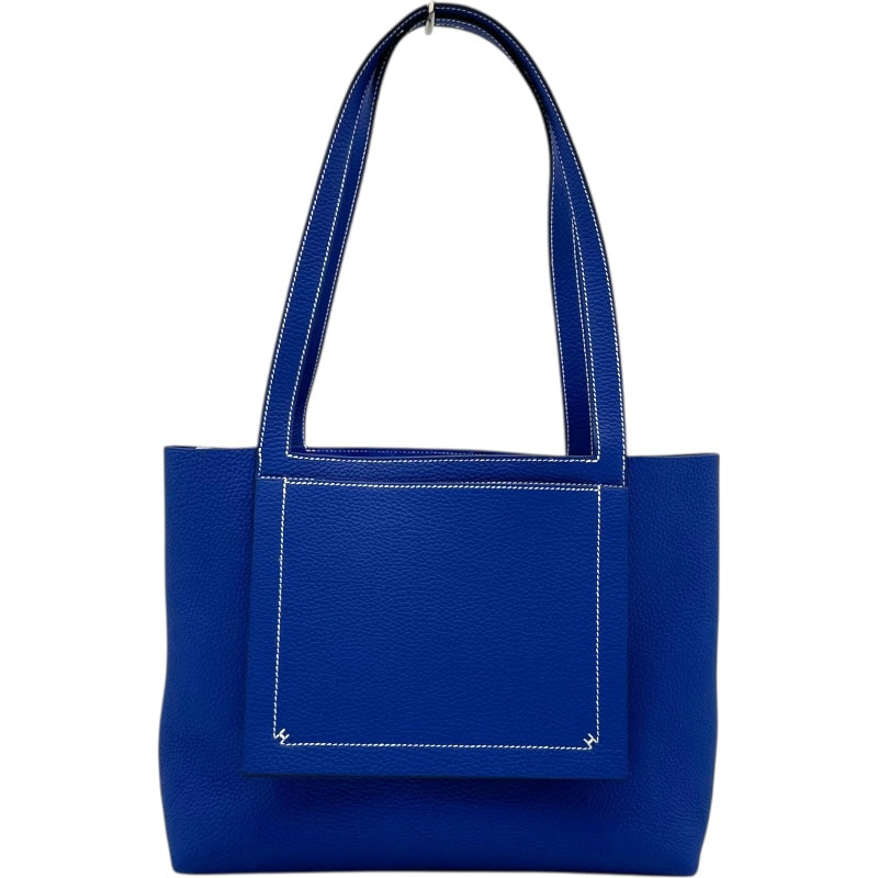 エルメス HERMES カバセリエ31　 U刻 ブルーロワイヤル トリヨン レディース トートバッグ