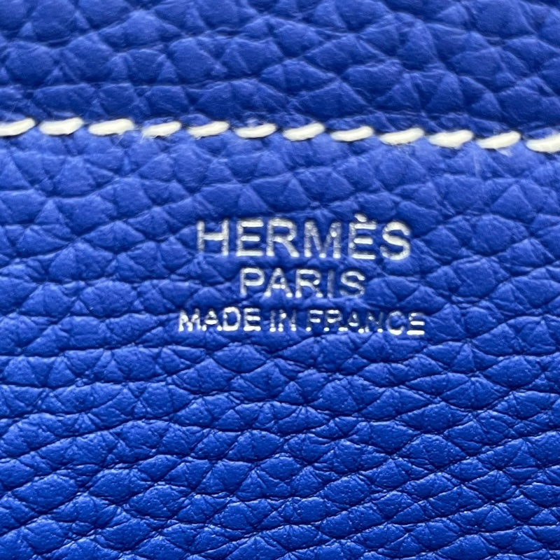 エルメス HERMES カバセリエ31　 U刻 ブルーロワイヤル トリヨン レディース トートバッグ