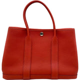 エルメス HERMES ガーデンパーティTPM　 U刻 ルージュデュセス SV金具 ネゴンダ レディース ハンドバッグ
