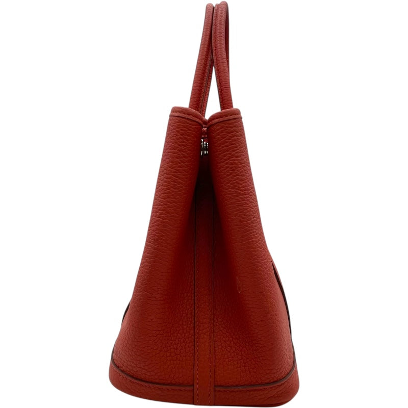 エルメス HERMES ガーデンパーティTPM　 U刻 ルージュデュセス SV金具 ネゴンダ レディース ハンドバッグ