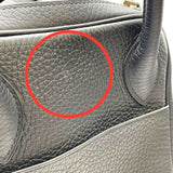 エルメス HERMES リンディ30 □Q刻 ブラック SV金具 トリヨン レディース ハンドバッグ
