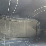 エルメス HERMES ガーデンパーティTPM □H刻 ネイビー SV金具 トワルオフィシエ レディース ハンドバッグ