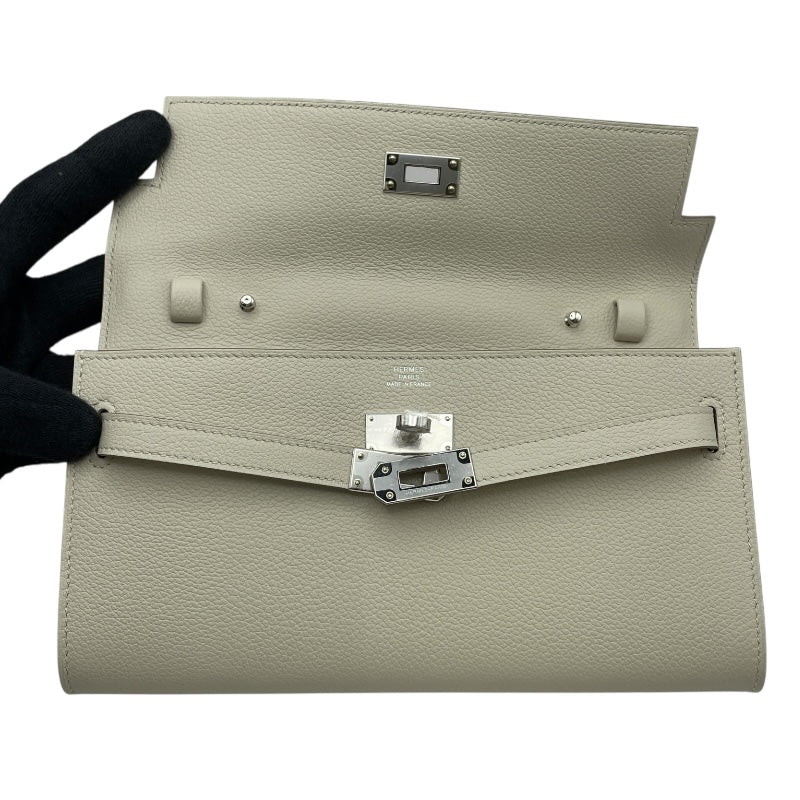 エルメス HERMES ケリートゥーゴー W刻 ホワイト SV金具 エバーカラー レディース ショルダーバッグ