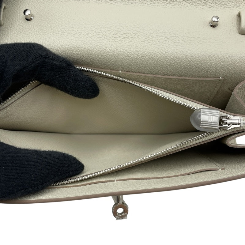 エルメス HERMES ケリートゥーゴー W刻 ホワイト SV金具 エバーカラー レディース ショルダーバッグ