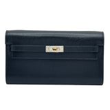 エルメス HERMES ケリートゥーゴー K刻 ブラック SVxGD金具 シェーブル レディース ショルダーバッグ