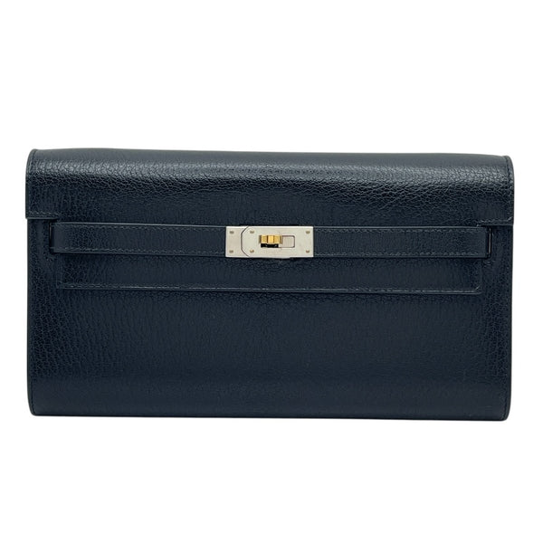 エルメス HERMES ケリートゥーゴー K刻 ブラック SVxGD金具 シェーブル レディース ショルダーバッグ