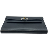 エルメス HERMES ケリートゥーゴー K刻 ブラック SVxGD金具 シェーブル レディース ショルダーバッグ