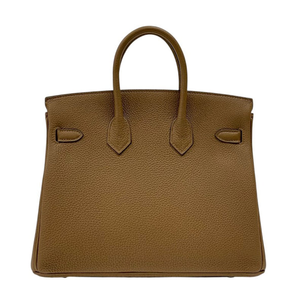 エルメス HERMES バーキン25 K刻 アルザン シルバー金具 トゴ レディース ハンドバッグ