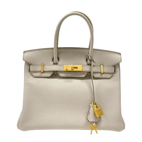 エルメス HERMES バーキン30 スペシャルオーダー Y刻 クレ×ゴールド マットゴールド金具 トリヨンクレマンス レディース ハンドバッグ