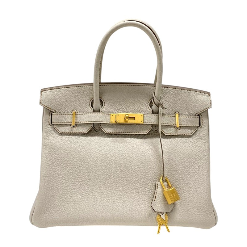 エルメス HERMES バーキン30 スペシャルオーダー Y刻 クレ×ゴールド マットゴールド金具 トリヨンクレマンス レディース ハンドバッグ