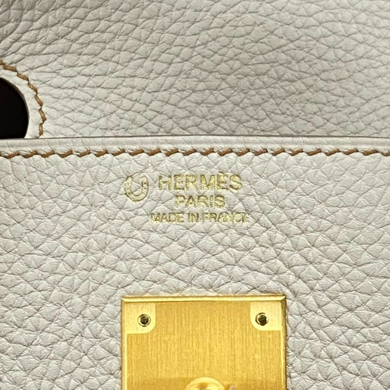 エルメス HERMES バーキン30 スペシャルオーダー Y刻 クレ×ゴールド マットゴールド金具 トリヨンクレマンス レディース ハンドバッグ