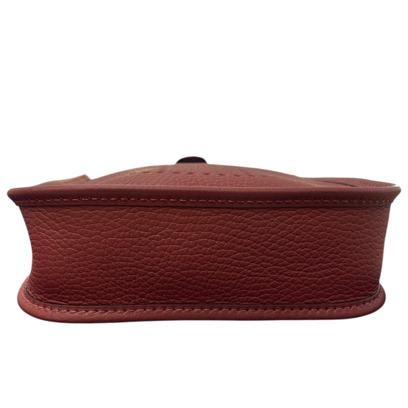 エルメス HERMES エヴリンTPM w刻 ルージュアッシュ SV金具 トリヨン レディース ショルダーバッグ エルメス HERMES エヴリンTPM w刻 ルージュアッシュ SV金具 トリヨン
