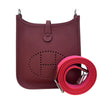 エルメス HERMES エヴリンTPM w刻 ルージュアッシュ SV金具 トリヨン レディース ショルダーバッグ