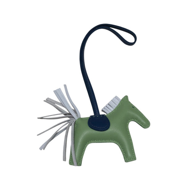 エルメス HERMES ロデオPM Z刻 ヴェールクリケット・ブループリュム レディース チャーム