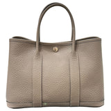 エルメス HERMES ガーデンパーティーTPM C刻印 トルティエールグレー シルバー金具 カントリー レディース ハンドバッグ