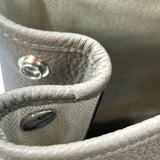 エルメス HERMES ガーデンパーティーTPM C刻印 トルティエールグレー シルバー金具 カントリー レディース ハンドバッグ