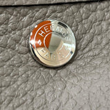 エルメス HERMES ガーデンパーティーTPM C刻印 トルティエールグレー シルバー金具 カントリー レディース ハンドバッグ
