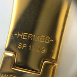 エルメス HERMES クリッククラックPM ホワイト/GD エナメル・メタル アクセサリー