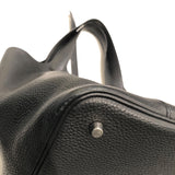 エルメス HERMES ピコタンロックMM Y刻 ブラック　シルバー金具 トリヨン ユニセックス ハンドバッグ