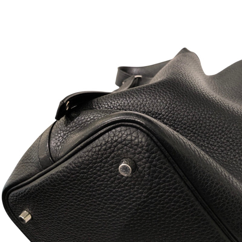 エルメス HERMES ピコタンロックMM Y刻 ブラック　シルバー金具 トリヨン ユニセックス ハンドバッグ