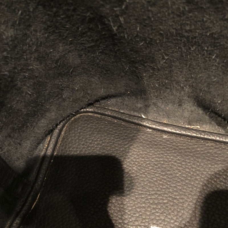 エルメス HERMES ピコタンロックMM Y刻 ブラック　シルバー金具 トリヨン ユニセックス ハンドバッグ