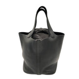 エルメス HERMES ピコタンロックMM Y刻 ブラック　シルバー金具 トリヨン ユニセックス ハンドバッグ