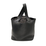 エルメス HERMES ピコタンロックMM Y刻 ブラック　シルバー金具 トリヨン ユニセックス ハンドバッグ