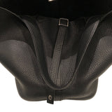 エルメス HERMES ピコタンロックMM Y刻 ブラック　シルバー金具 トリヨン ユニセックス ハンドバッグ